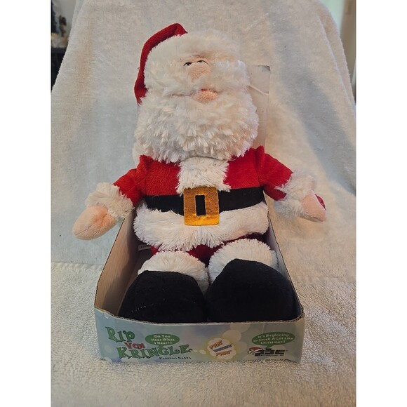 Rip Von Kringle 9" Farting Animated Santa Plush New In Box - Picture 1 of 6